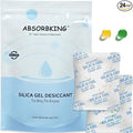 Pet Food Desiccant Bag for Most Smart Feeders, 24 Packs Replaced Desiccant Bags with Color Indicating for