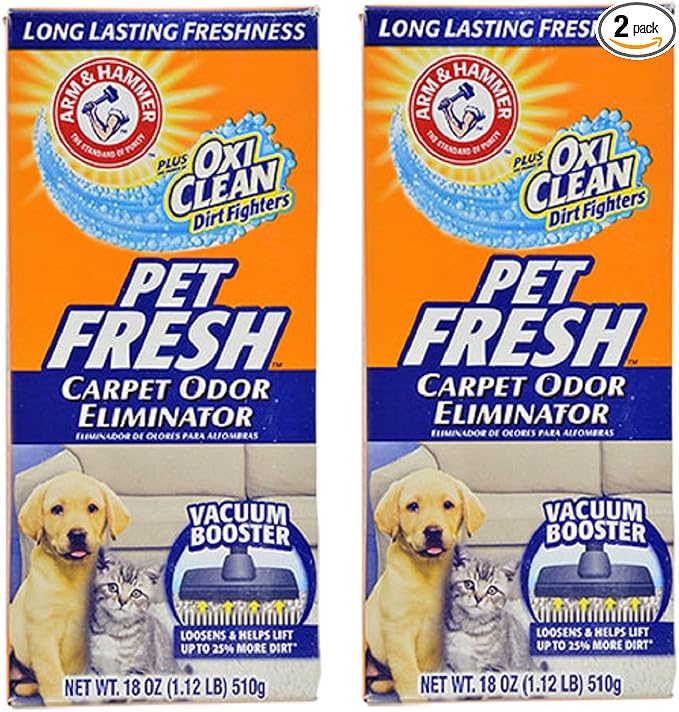Pet Fresh Carpet Odor Eliminator Plus Oxi Clean Dirt Fighters, 18 oz,(PACK OF 2) 18 oz, product image