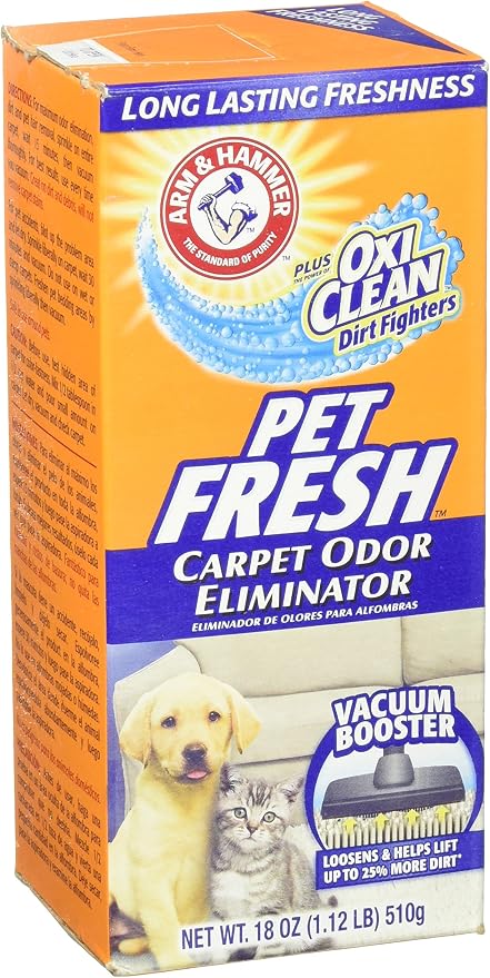 Pet Fresh Carpet Odor Eliminator Plus Oxi Clean Dirt Fighters, 1.12 Lb