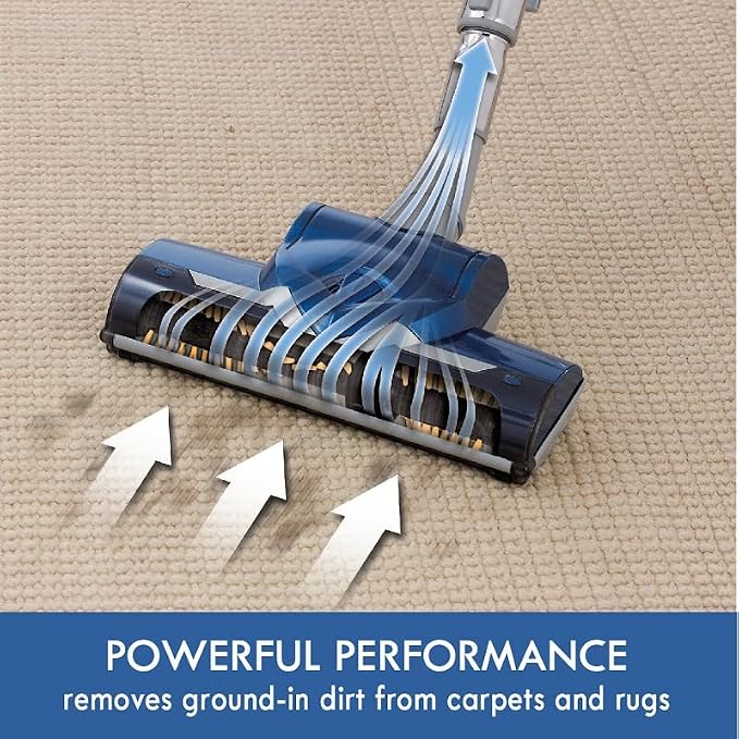 Pet-Friendly Lightweight HEPA Canister Vacuum with Variable Modes, Retractable Cord, and Pet Brush - Blue, alternate product