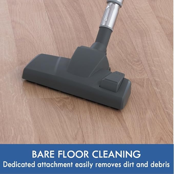 Pet-Friendly Lightweight HEPA Canister Vacuum with Variable Modes, Retractable Cord, and Pet Brush - Blue, alternate product