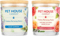 Pet House Candles, Long Burning Scented Candles for Home, Plant-Based, 60 Hour Burn Time - Lilac Garden and Fresh Cut Roses