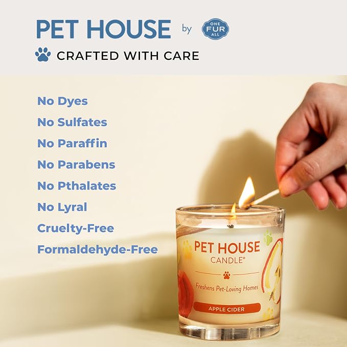 Pet House Candles Plant Based Cookie Scented Candle Clean Burning, Long Lasting for Home, Sugar Cookies, alternate product