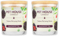Pet House Candles, Scented Pet Friendly Candles, Clean Burning Plant-Based with a Natural Fiber Wick - BlackBerry Tea, 9 oz