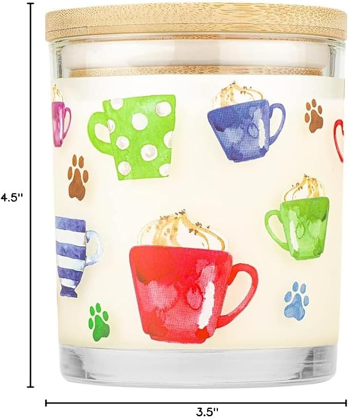 Pet House Pet Odor Candle Plant Based Hot Chocolate Candle Clean Burning, Long Lasting for Home, Hot Cocoa 2, alternate view
