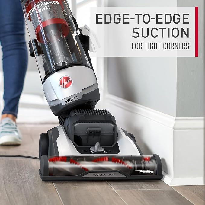 Pet MaxLife Elite Swivel Vacuum Cleaner with HEPA Media Filtration, Bagless Multi-Surface Upright for Carpet and Hard Floors
