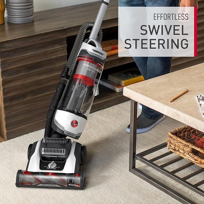 Pet MaxLife Elite Swivel Vacuum Cleaner with HEPA Media Filtration, Bagless Multi-Surface Upright for Carpet and Hard Floors