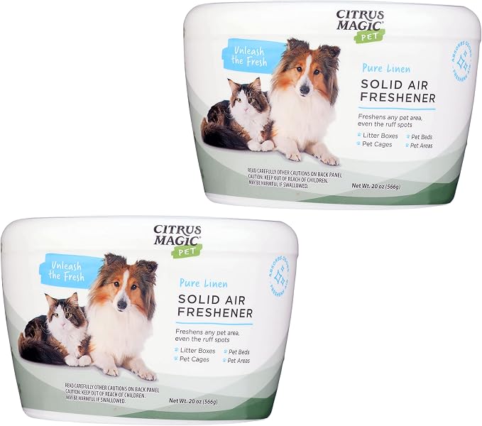 Pet Odor Absorbing Solid Air Freshener, Pure Linen, 20-Ounce, Pack of 2, product image
