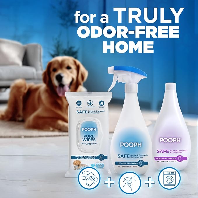 Pet Odor Eliminator, 32oz - Eliminates Odors at the Molecular Level, Dogs, Cats, Freshener, Eliminator, Urine, Poop, Pee