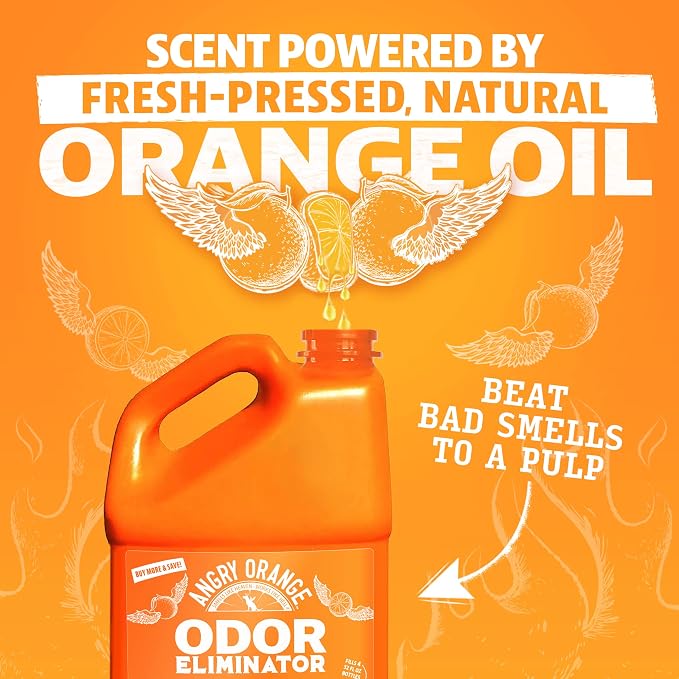 Pet Odor Eliminator – Citrus Concentrate (8 oz, Makes 128 oz) + 1 Gallon Cleaner for Dog and Cat Urine, Stains, alternate