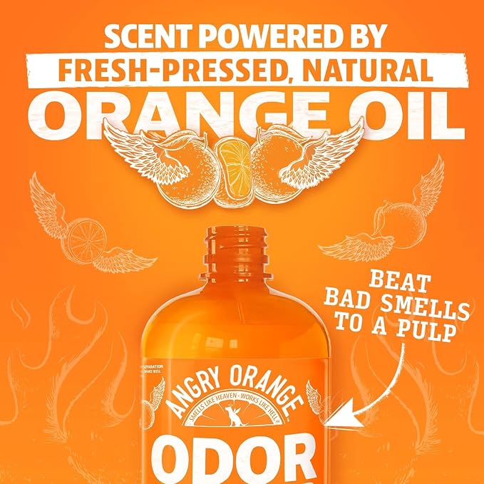 Pet Odor Eliminator for Dog and Cat Urine, Carpet Stains, and Strong Smells – Citrus Cleaner with Natural Orange, alternate