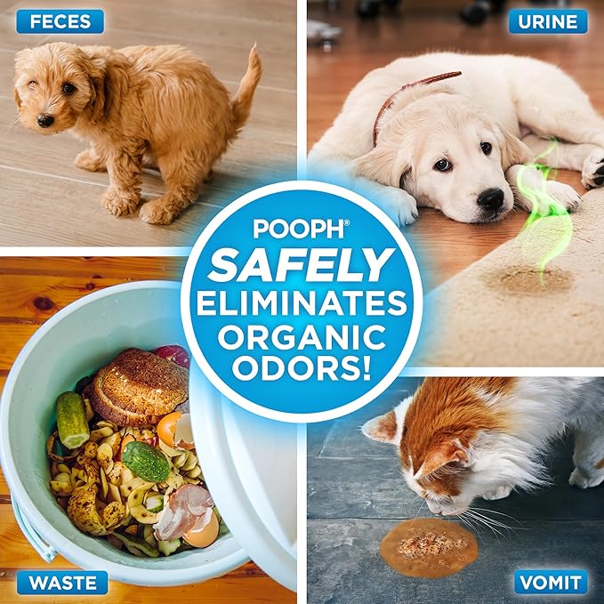 Pet Odor Eliminator & Laundry Additive - 2-32oz Bottles - Eliminates Odors at the Molecular Level, Dogs, Cats, Freshener