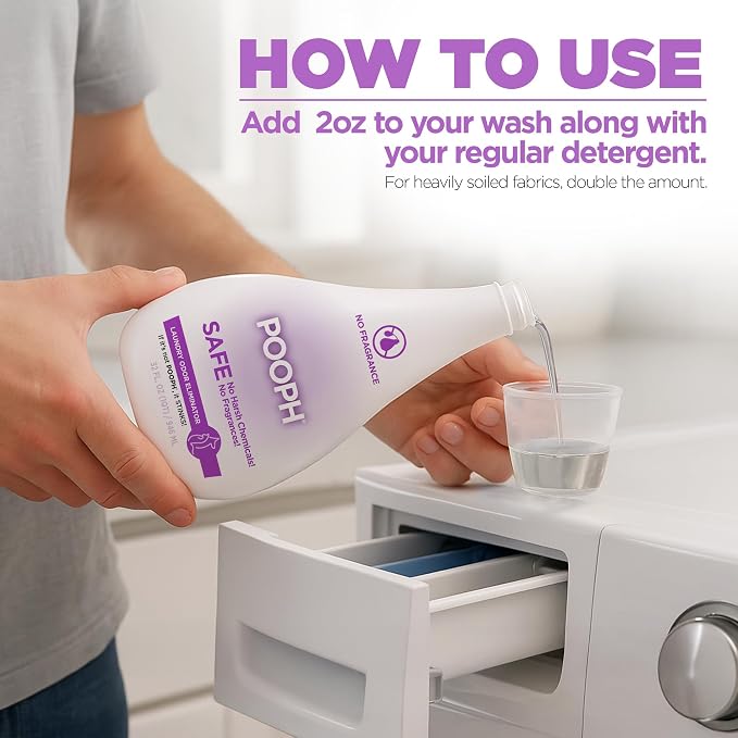Pet Odor Eliminator & Laundry Additive - 2-32oz Bottles - Eliminates Odors at the Molecular Level, Dogs, Cats, Freshener