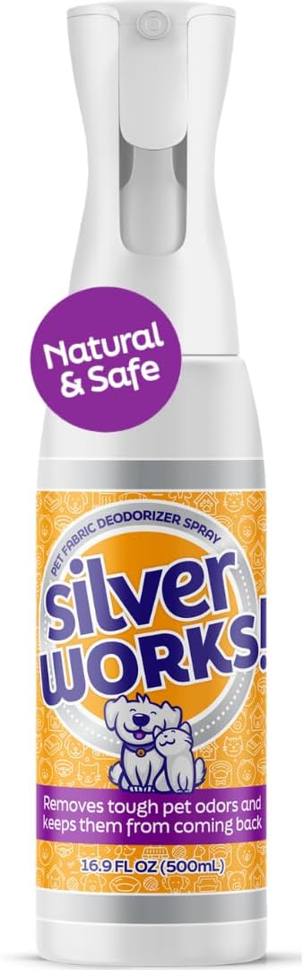 Pet Odor Eliminator Spray For Home - Safe, Natural, Silver Ion Deodorizer - Cat, product image