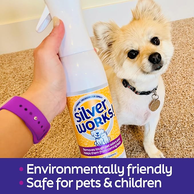 Pet Odor Eliminator Spray For Home - Safe, Natural, Silver Ion Deodorizer - Cat, alternate product view 4