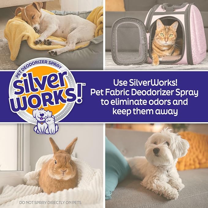 Pet Odor Eliminator Spray For Home - Safe, Natural, Silver Ion Deodorizer - Cat, alternate product view 5