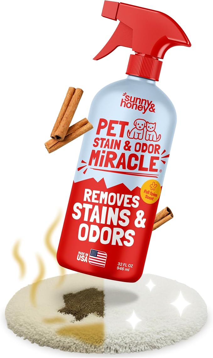 Pet Stain and Odor Remover - Enzyme Cleaner for Dog Urine and Poop on Carpets and Furniture, product image
