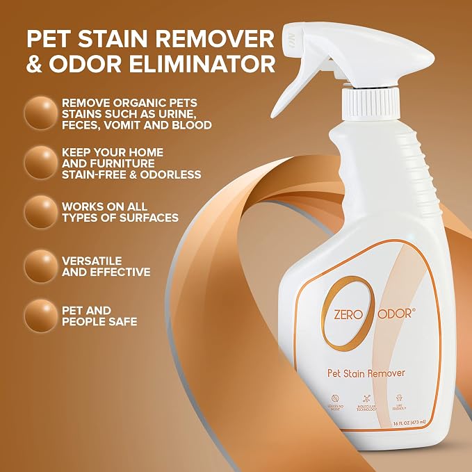 Pet Stain Remover & Odor Eliminator - Permanently Remove Stain & Odor with Patented Technology for Carpet, alternate product