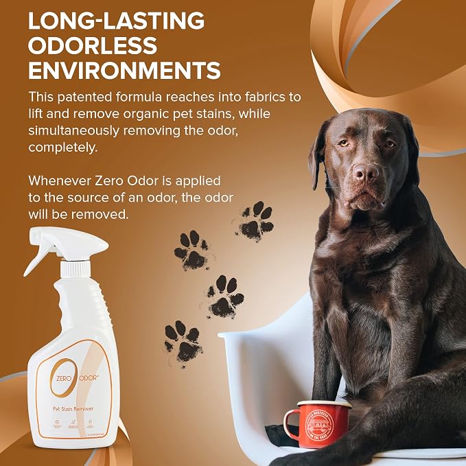 Pet Stain Remover & Odor Eliminator - Permanently Remove Stain & Odor with Patented Technology for Carpet, alternate product