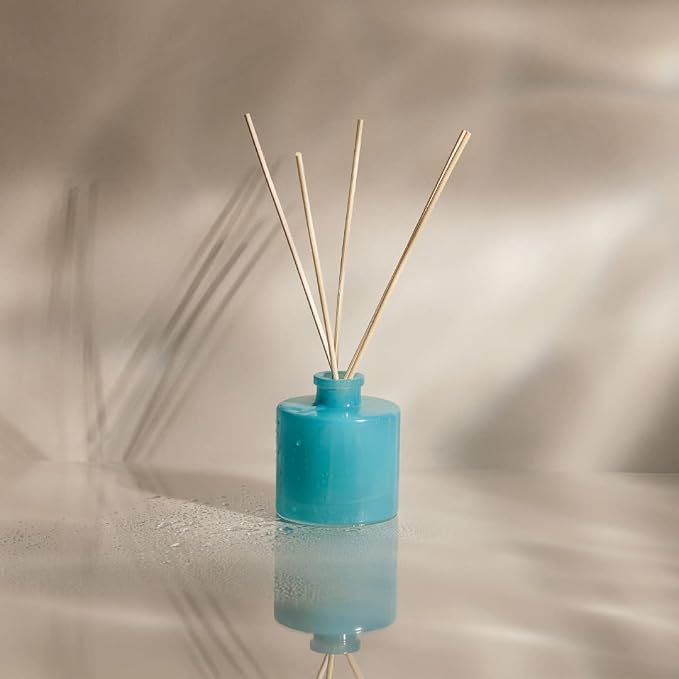 Petite Reed Diffuser Set – Includes Rattan Wood Sticks, Fragrance Oil, & Glass Bottle – Home Fragrance Oil Diffuser – Luxury