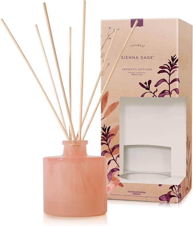Petite Reed Diffuser Set – Includes Rattan Wood Sticks, Fragrance Oil, & Glass Bottle – Home Fragrance Oil Diffuser – Luxury