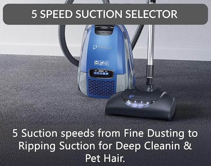 Phantom Canister Vacuum Cleaner with North American Power Nozzle, Lightweight, Powerful, alternate product view 3