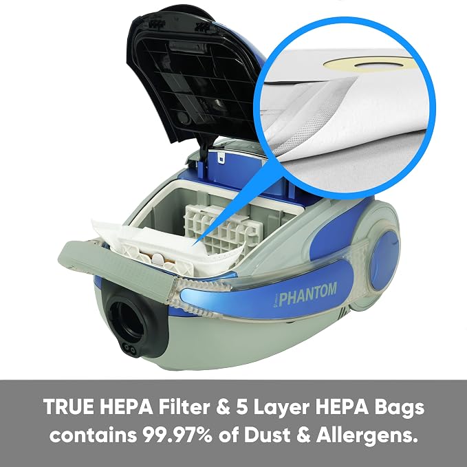 Phantom Canister Vacuum Cleaner with North American Power Nozzle, Lightweight, Powerful, alternate product view 5