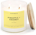. Pineapple & Coconut 2 Wick Scented Candle - 37 Hour Burn - Luxury made from natural materials Soy Wax, product image