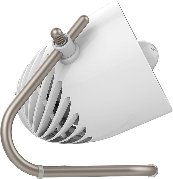 Pivot Personal Air Circulator Fan, 6-inch, Quiet Portable Travel Fan, 3 Speeds, Champagne, alternate product view 5