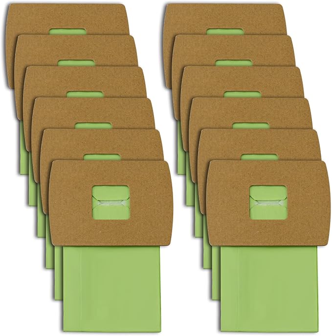 PKBB12DW Type BB Compact Canister Vacuum Bags Replacement for Oreck XL Buster B Canister Handheld Vacuum Cleaner BB180 BB280