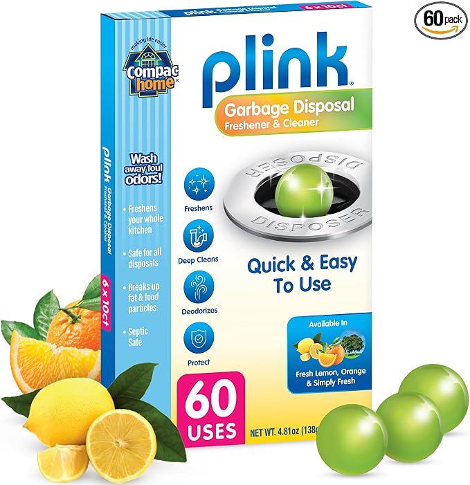 Garbage Disposal Cleaner and Deodorizer 60ct VALUE PACK - Assorted Scents 0 Count, product image