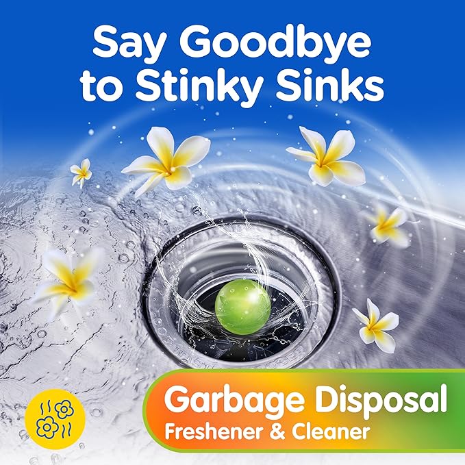 Garbage Disposal Cleaner and Deodorizer 60ct VALUE PACK - Assorted Scents 0 Count, alternate product view 2