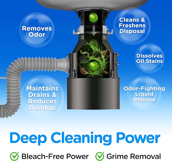 Garbage Disposal Cleaner and Deodorizer 60ct VALUE PACK - Assorted Scents 0 Count, alternate product view 3