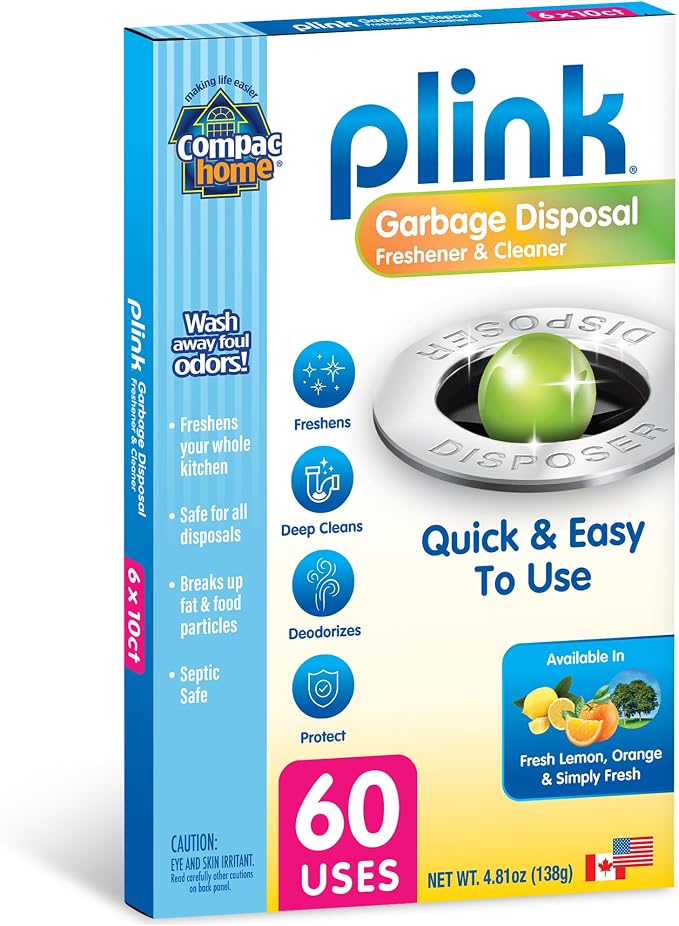 Garbage Disposal Cleaner and Deodorizer 60ct VALUE PACK - Assorted Scents 0 Count, alternate product view 8