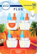 Plug In Air Freshener, Odor-Fighting Scented Oil Refill, Air Fresheners for Home and Bathroom and Kitchen, Long Lasting for