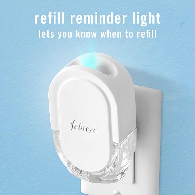 Plug In Air Freshener, Odor-Fighting Scented Oil Refill, Air Fresheners for Home and Bathroom and Kitchen, Long Lasting for