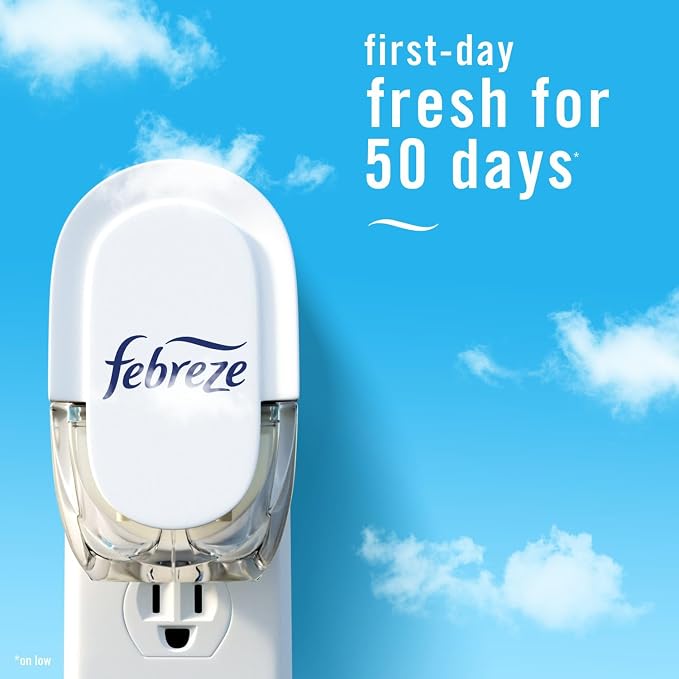 Plug In Air Freshener, Odor-Fighting Scented Oil Refill, Air Fresheners for Home and Bathroom and Kitchen, Long Lasting for