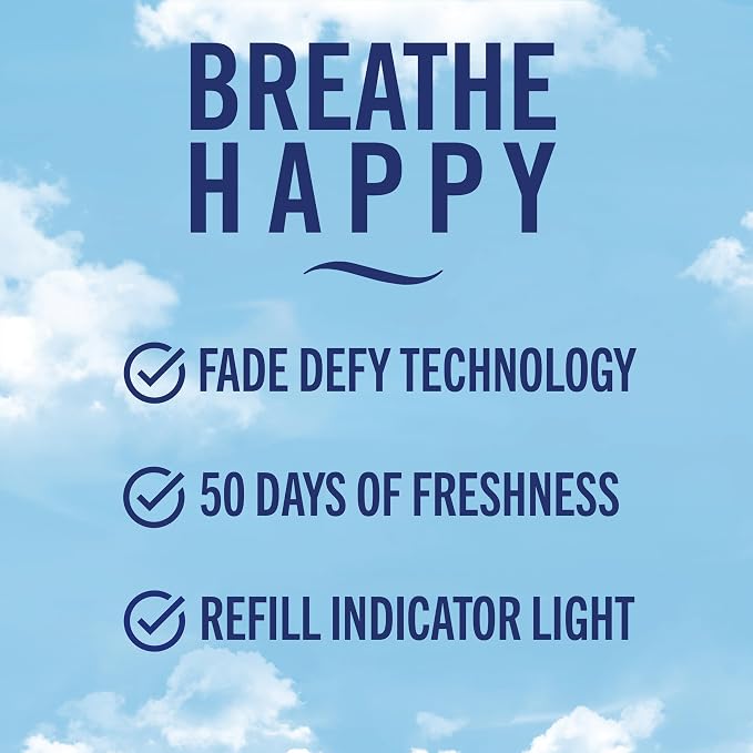 Plug in Air Fresheners, Linen & Sky Scent, Odor Eliminator for Strong Odors, 1 Warmer + 2 Oil Refills, alternate product view