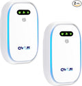 Plug in Air Purifier 2 Pack with Warm Night Light, Negative Ion Air Ionizer for Home Bedroom Office, Portable Mini Air