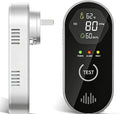 Plug-in CO Detector with LCD, 3-in-1 Monitors CO Temperature Humidity, 85dB Alarm, for Home Office RV Travel, product image