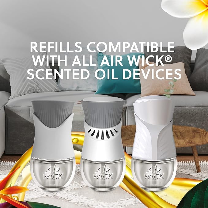 Plug in Scented Oil Starter Kit, 2 Warmers + 6 Refills, Hawaii, Essential Oils, alternate product view 3