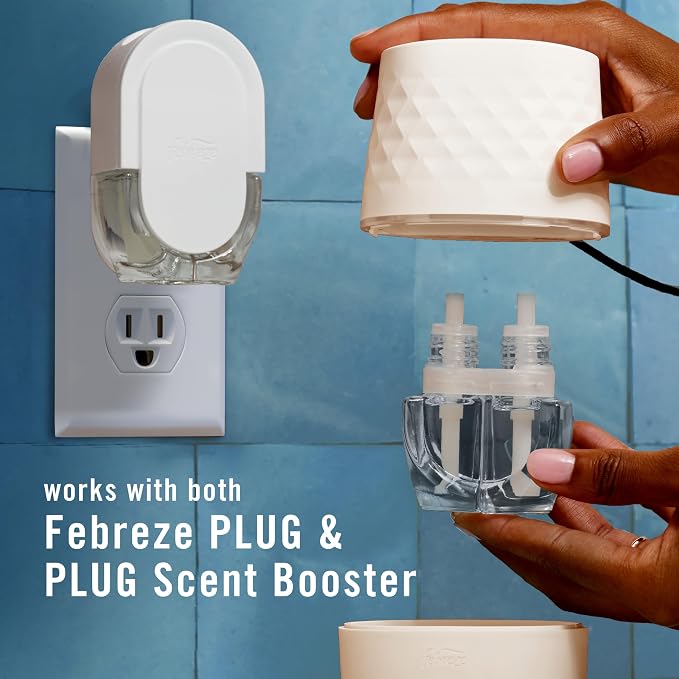 Plug Scent Booster Starter Kit – Air Freshener, Oil Diffuser, Continuous Scent Device, Includes 2 Gain Refills, alternate