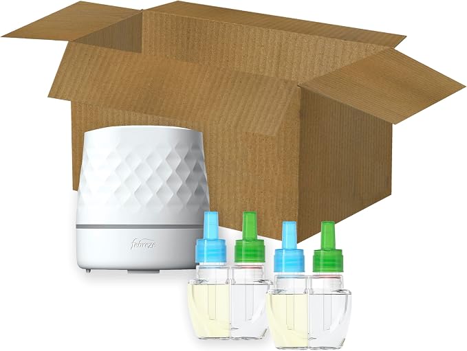 Plug Scent Booster Starter Kit – Air Freshener, Oil Diffuser, Continuous Scent Device, Includes 2 Gain Refills, alternate