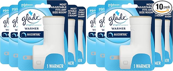 PlugIns Air Freshener Warmer, Scented and Essential Oils for Home and Bathroom, Up to 50 Days on Low Setting, 5 Count (Pack