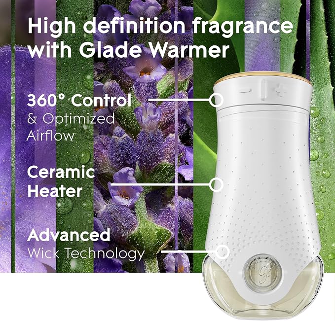 PlugIns Refills Air Freshener, Scented and Essential Oils for Home and Bathroom, Tranquil Lavender & Aloe, 3.35 Fl Oz, 5