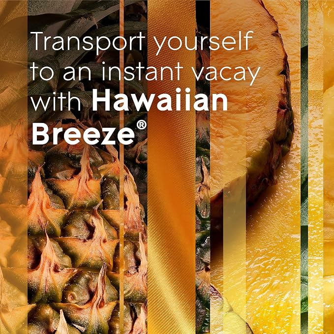 PlugIns Refills Air Freshener, Scented and Essential Oils for Home and Bathroom, Hawaiian Breeze, 6.7 Fl Oz, 10 Count