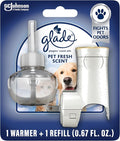 PlugIns Refills Air Freshener Starter Kit, Pet Fresh Scent, Scented and Essential Oils for Home and Bathroom, 0.67 Fl Oz