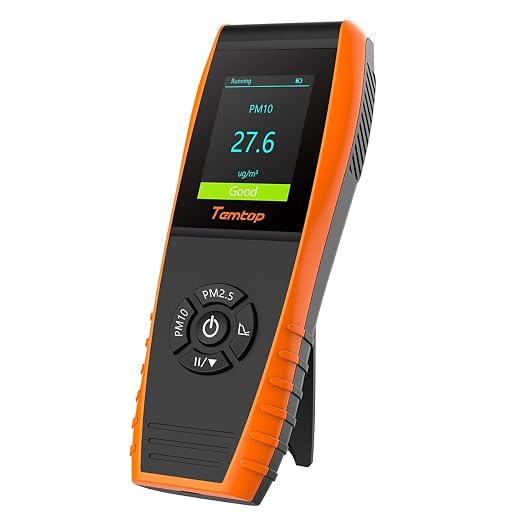 PM2.5 Monitor P600, Essential Air Particle Meter PM2.5 PM10 Air Quality Tester for Indoor/Outdoor Air Pollution Detection