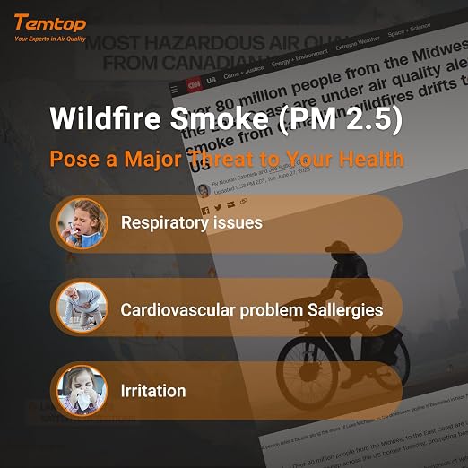 PM2.5 Monitor P600, Essential Air Particle Meter PM2.5 PM10 Air Quality Tester for Indoor/Outdoor Air Pollution Detection