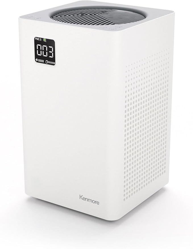 PM2010 Air Purifiers with H13 True HEPA Filter, Covers Up to 1200 Sq.Foot, 24db SilentClean 3-Stage HEPA Filtration System